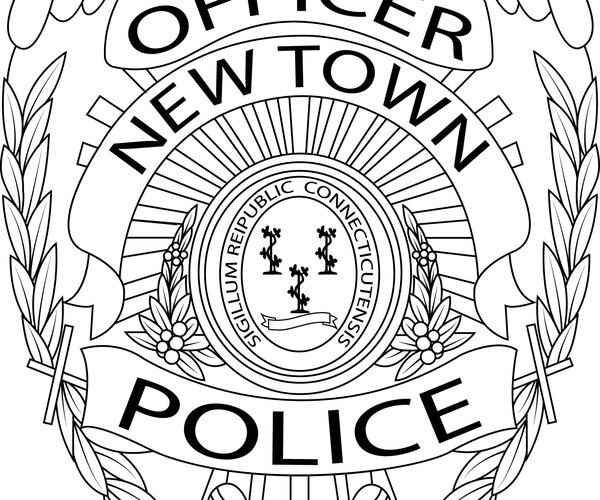 Artstation - New Town Police Officer Badge Connecticutensis Vector File 