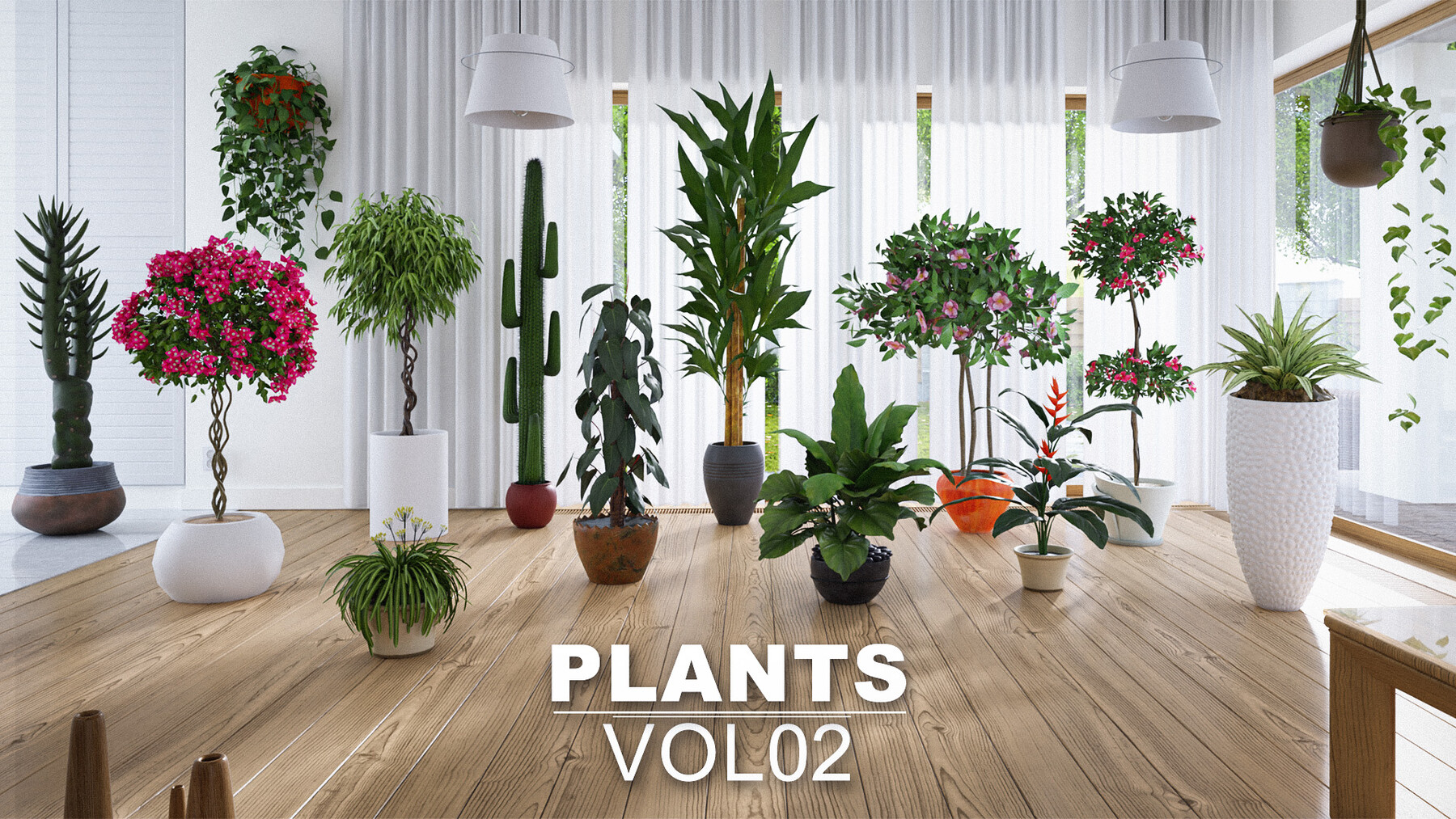 Houseplant Pack - Interior and Exterior Plants in Architectural  Visualization - UE Marketplace