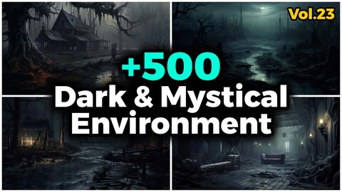 +500 Dark & Mystical Environment(4k) | Vol_23