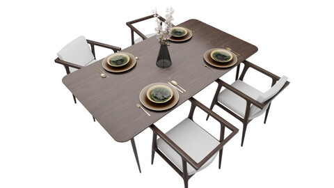 SolidWood_Table set
