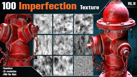 100 Imperfection Texture - Vol.10( 2K In PNG )