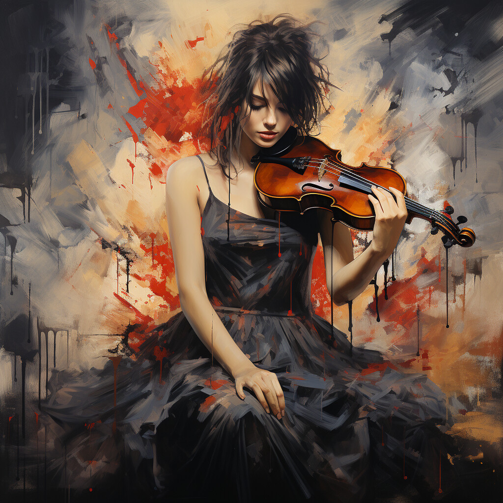 安いそれに目立つ 1/2 Violn ViolinArt， con estuche， arco y brea