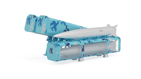 CM-401 Chinese Anti-Ship Ballistic Missile 3D Model