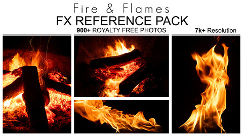 FX Reference Pack - Fire & Flames - 900+ Royalty Free Photos