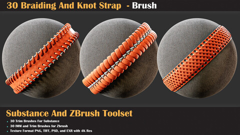 30 Braiding And Knot Strap - Brush