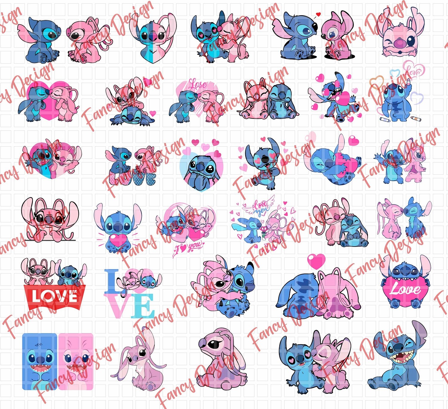 ArtStation - 95 Lilo & Stitch Vector SVG files, Lilo & Stitch Anime ...