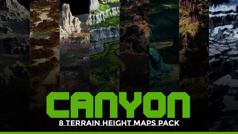 8 CANYON TERRAIN MAPS