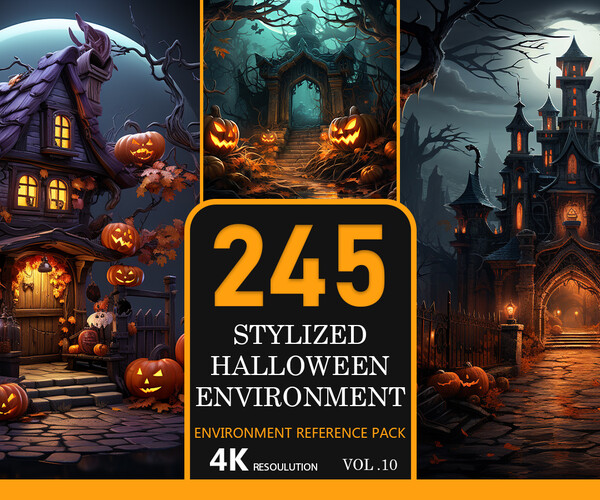 ArtStation - Tsuki's Adventure Halloween event house wallpaper