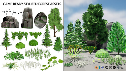 Stylized Forest Assets