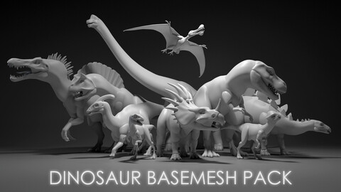 Dinosaur Basemesh PACK