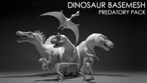 Dinosaur Basemesh - Predatory PACK