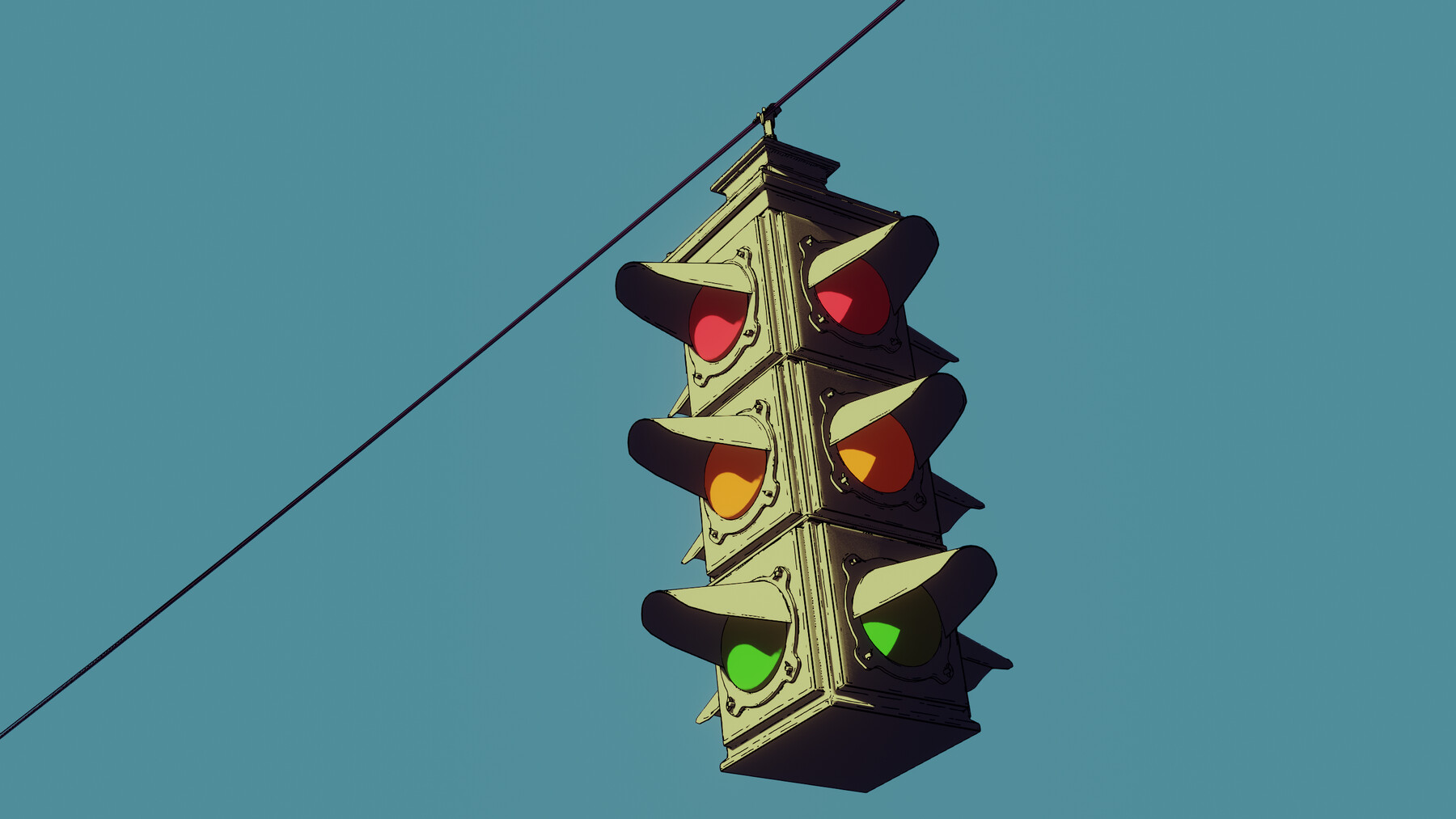 Toon Traffic Light
