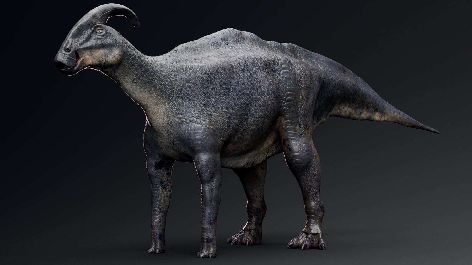 ArtStation - 3D Dino - Parasaurolophus