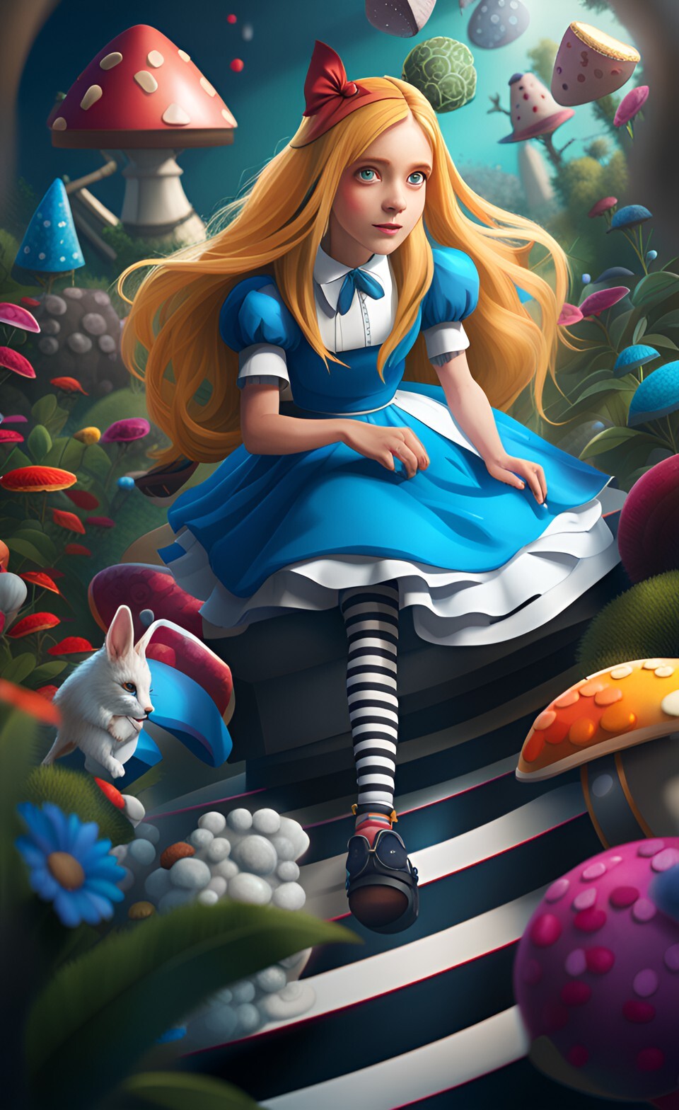 ArtStation - alice in wonderland 330 jpg wombo art pack | Artworks