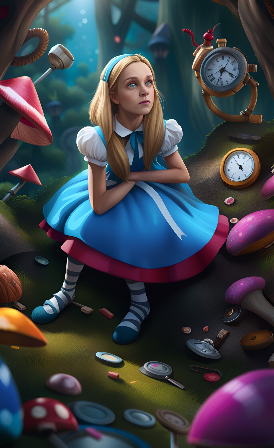 ArtStation - alice in wonderland 330 jpg wombo art pack | Artworks