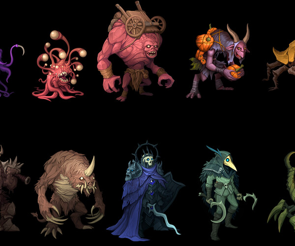 ArtStation - RPG Monster Pack 14 | Game Assets