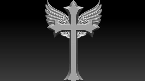 wings and cross