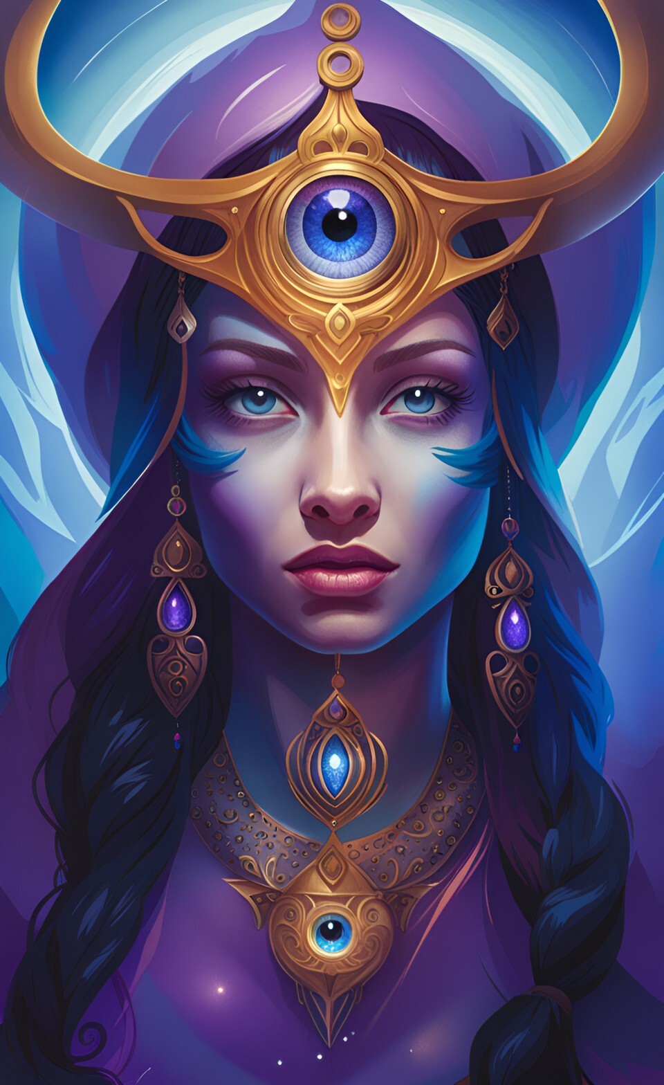 Artstation - Mystic Third Eye Jewel 590 Jpg Wombo Art Pack 