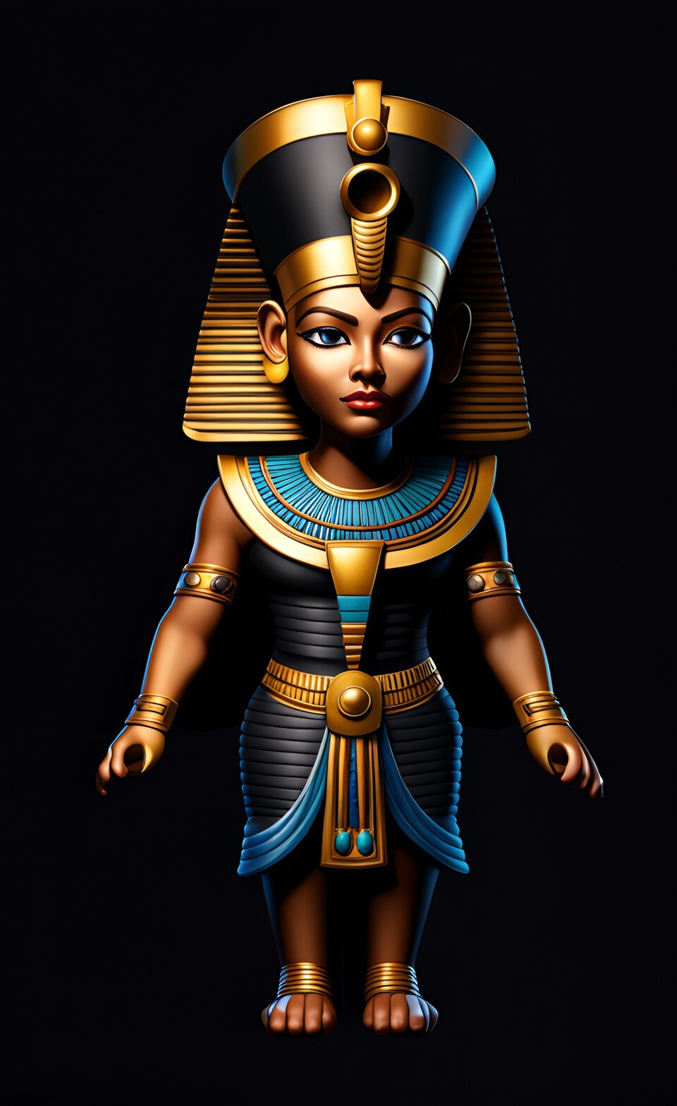 ArtStation - side profile female egyptian pharoah 630 jpg wombo art ...