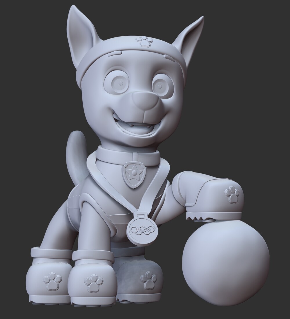 STL file Patrol Punch (Paw Patrol) 👊・Model to download and 3D