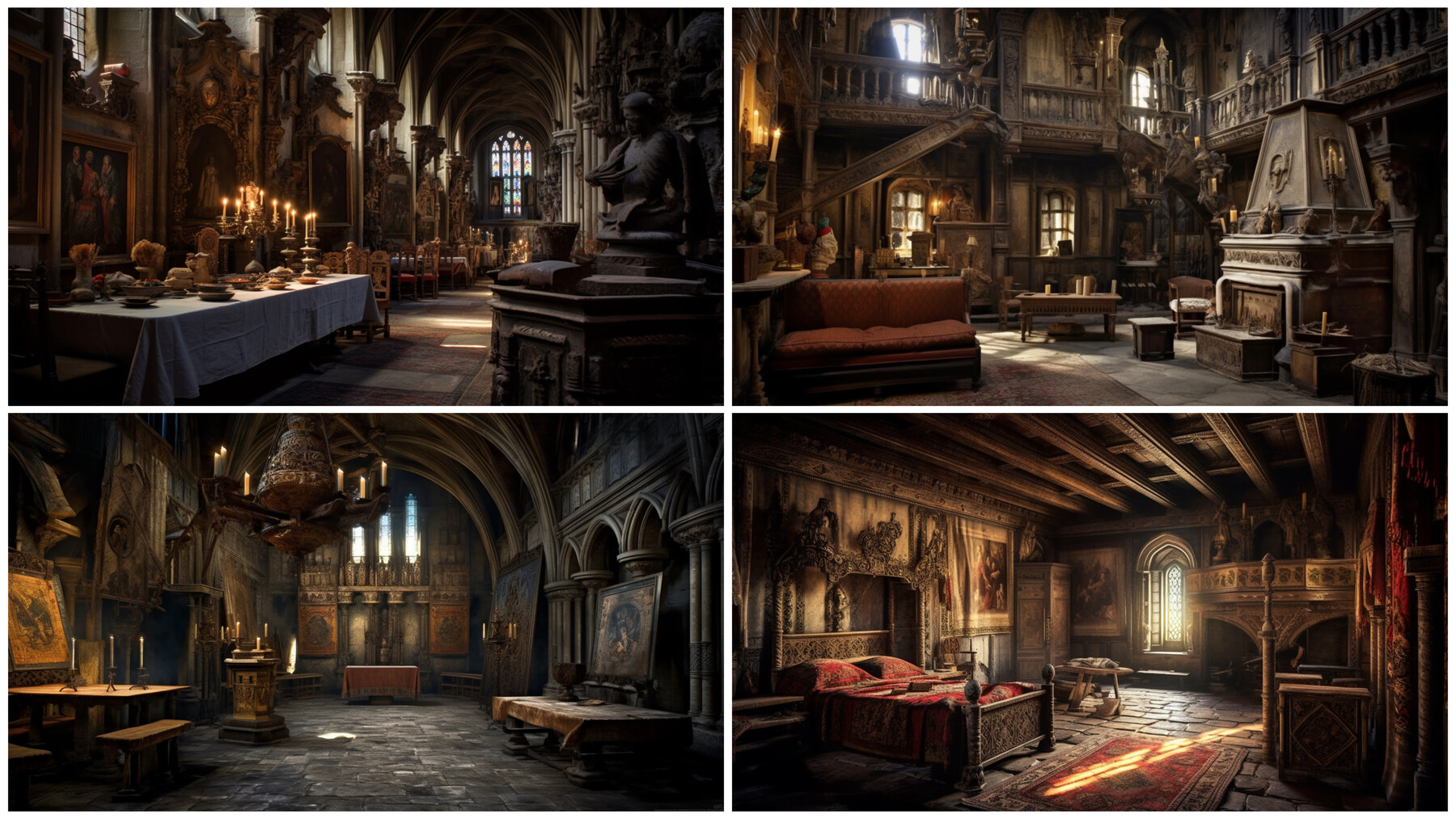 ArtStation - +300 Medieval Interior Concept (4K) | Artworks