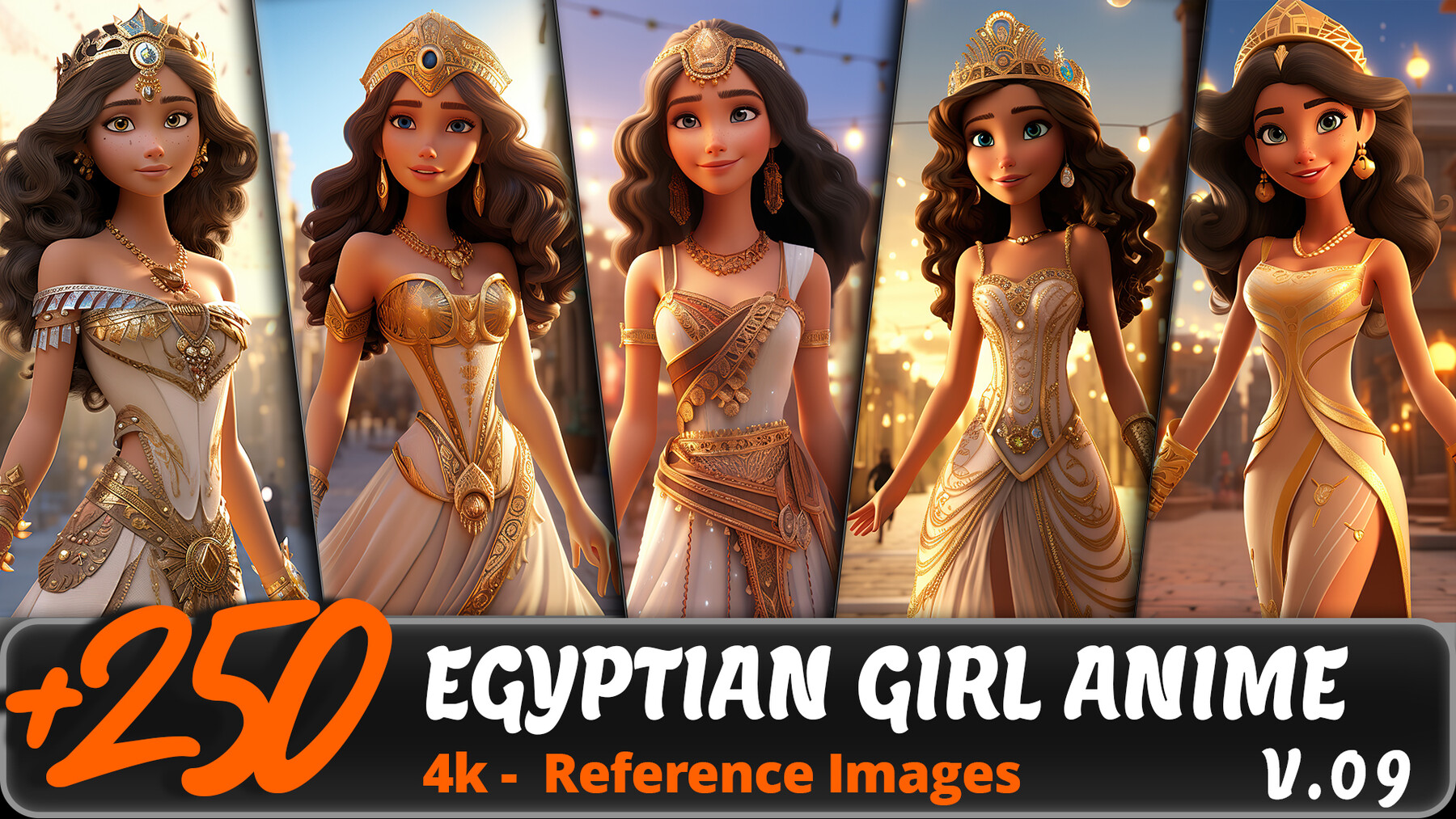 Artstation Egyptian Girl Anime Vol 09 4k Reference Image Artworks 4345