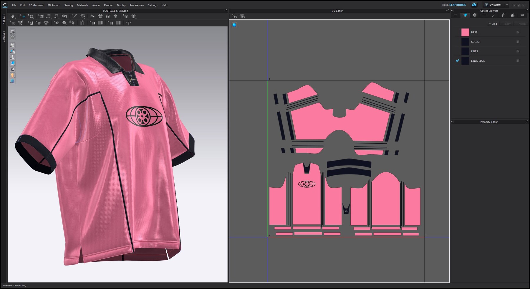 ArtStation - #005 Football Jersey T shirt - Clo 3D / Marvelous Designer +  FBX / DIGITAL FASHION / HYPEBEAST / FUTURE FASHION / CORTEIZ