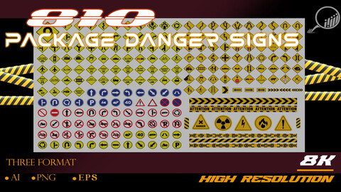 package 810 danger signs