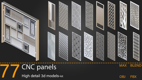 77-CNC panels-Kitbash-vol 02