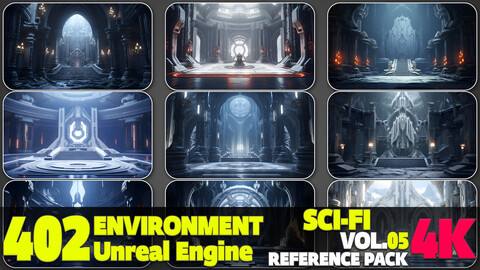 402 4K Sci-Fi Environment Reference Pack Vol.05