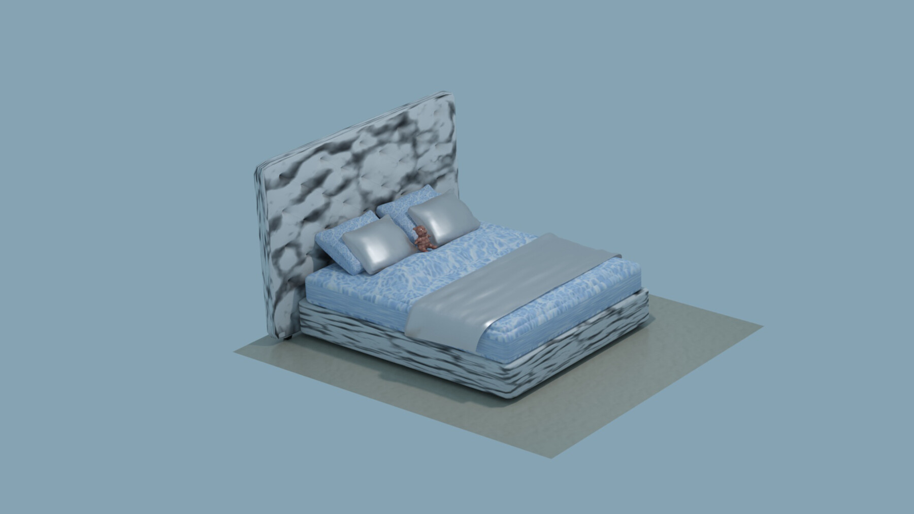 ArtStation - Bed Frame