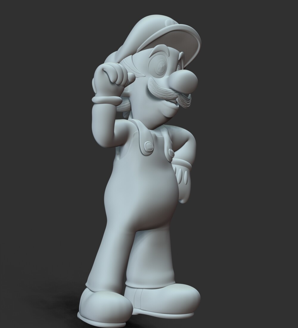 ArtStation - Super Mario Model T Pose