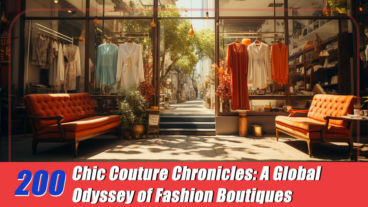 Chic Couture Chronicles A Global Odyssey of Fashion Boutiques