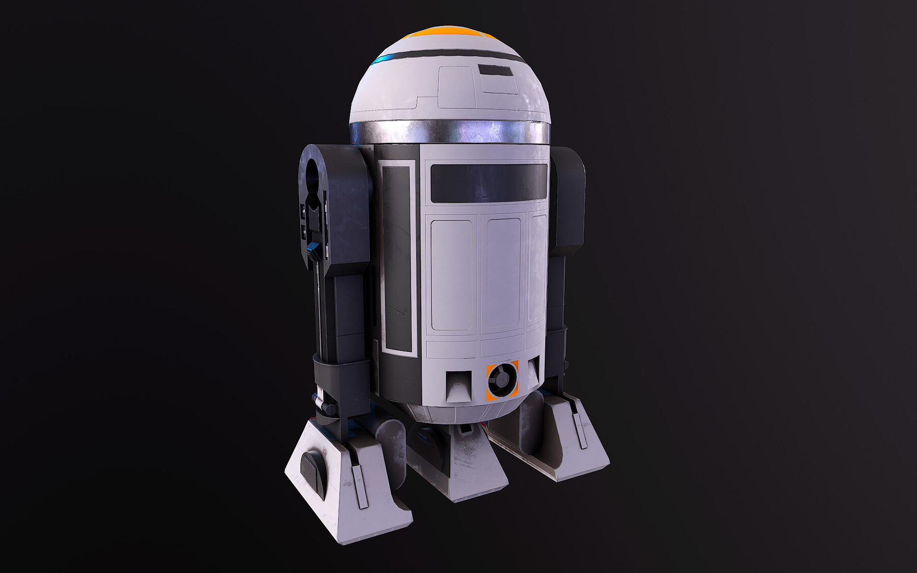 3D model Roblox r15 star wars revan morph VR / AR / low-poly