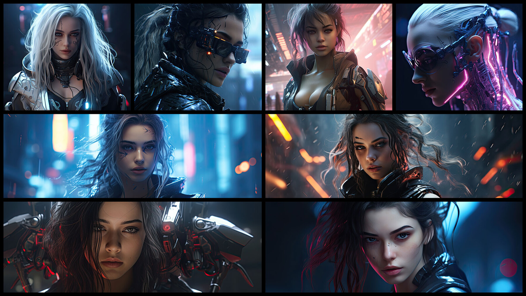 ArtStation - +350 Anime Cyberpunk Characters (4k)