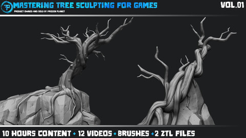 Mastering Tree Sculpting For Games Vol 01