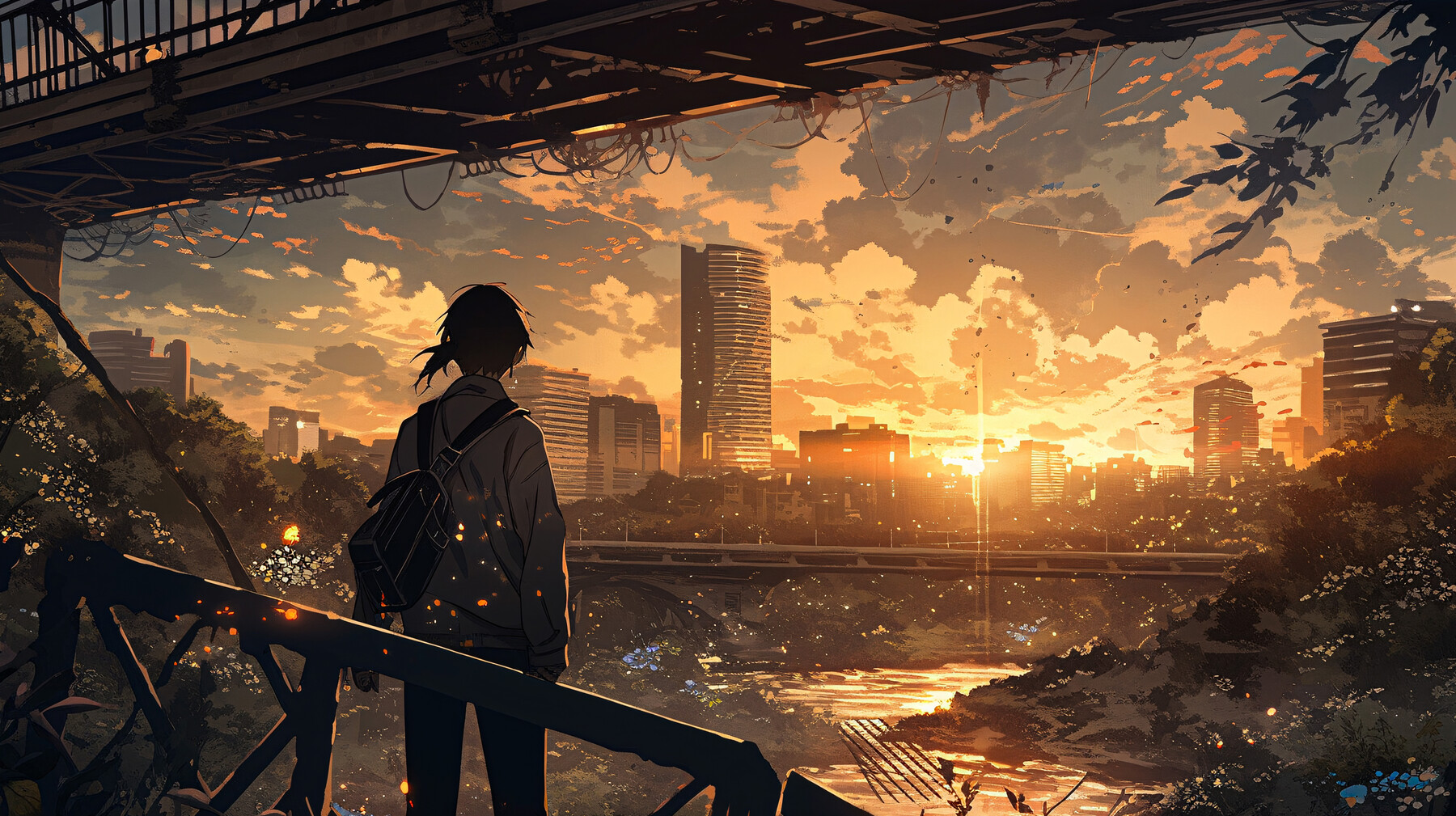 ArtStation - 7 Midjourney Prompts: Anime Apocalyptic Backgrounds ...