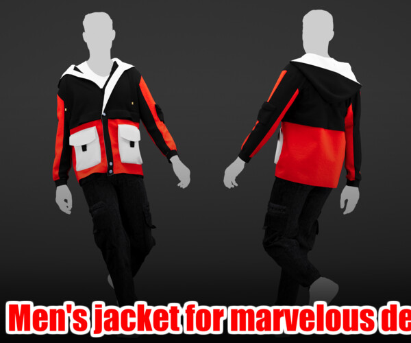 ArtStation - Men's jacket for marvelous designer | Resources