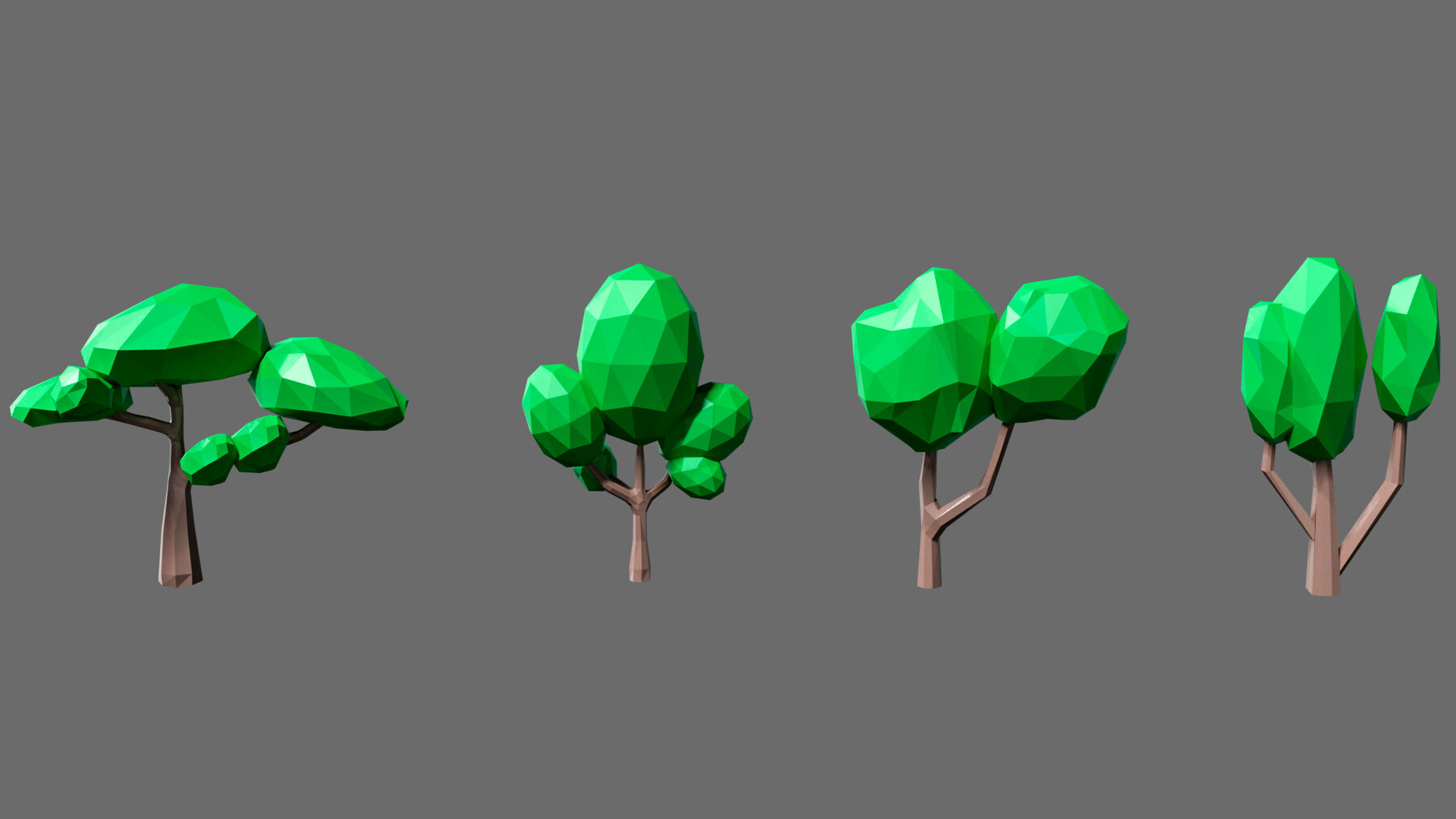 ArtStation - Cartoon vegetation 2 | Game Assets