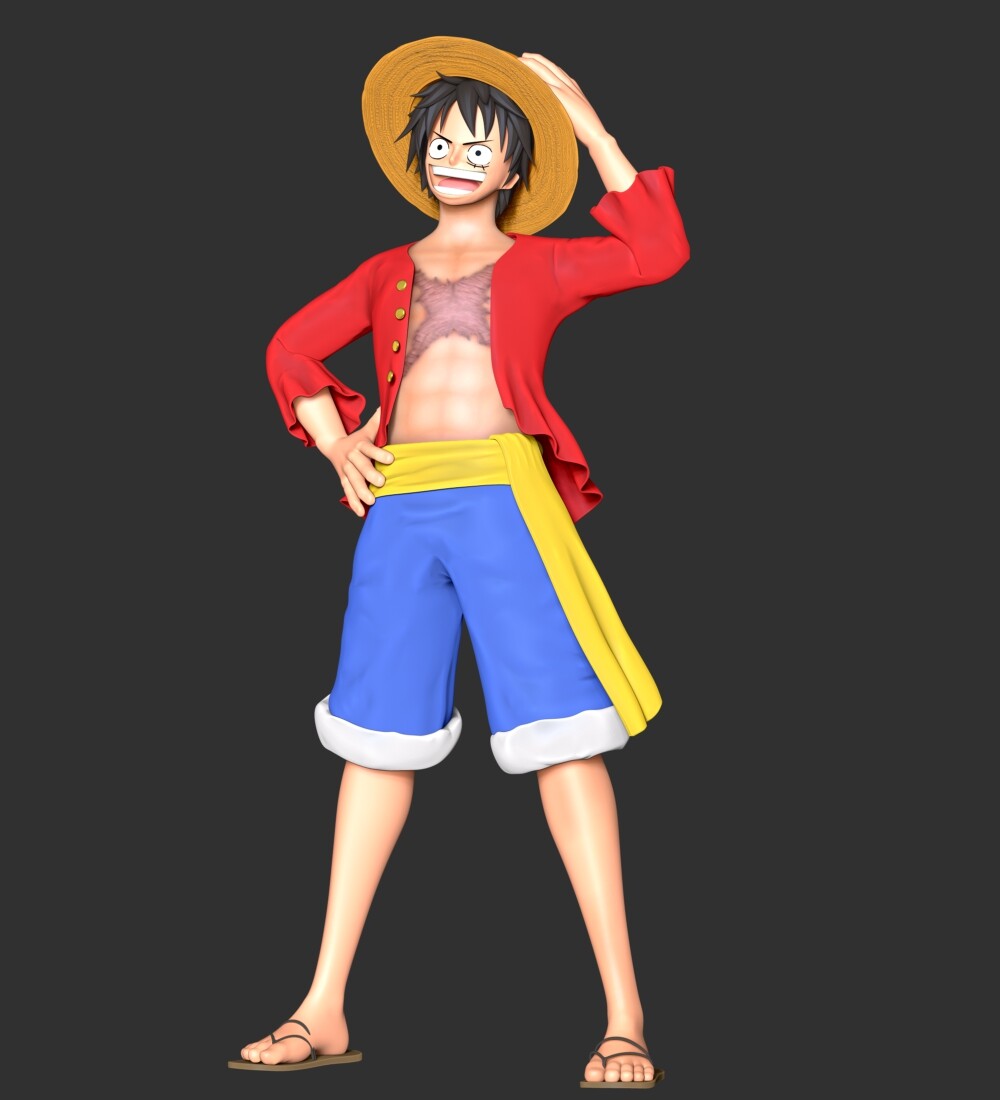 ArtStation - One Piece - Monkey D. Luffy | Resources