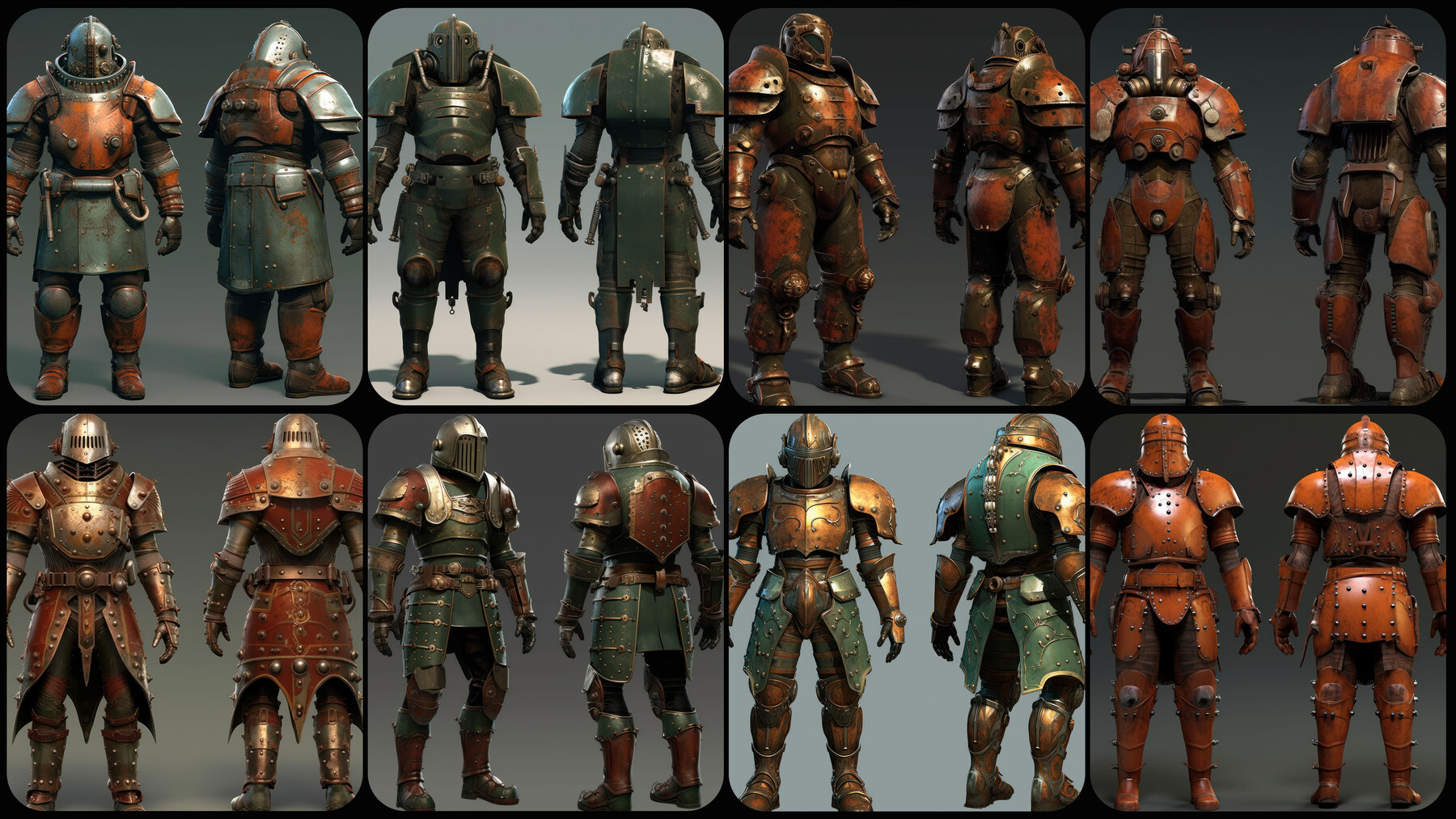 ArtStation - 200 Dieselpunk Battle Armor Reference Image Pack v.2 ...