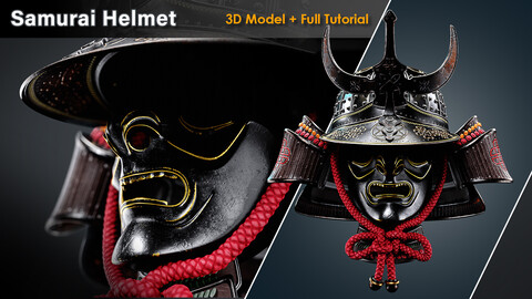 Samurai Helmet / 3D Model + Full Tutorial