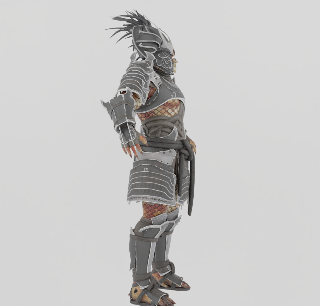 ArtStation - Samurai Predator Textured Model | Resources