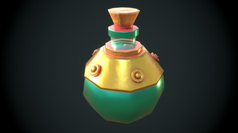 Stylized magic jar