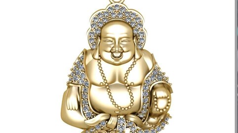 Laughing Buddha 3D-print model file