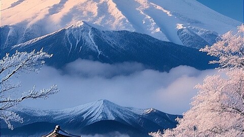 a mountain in japan