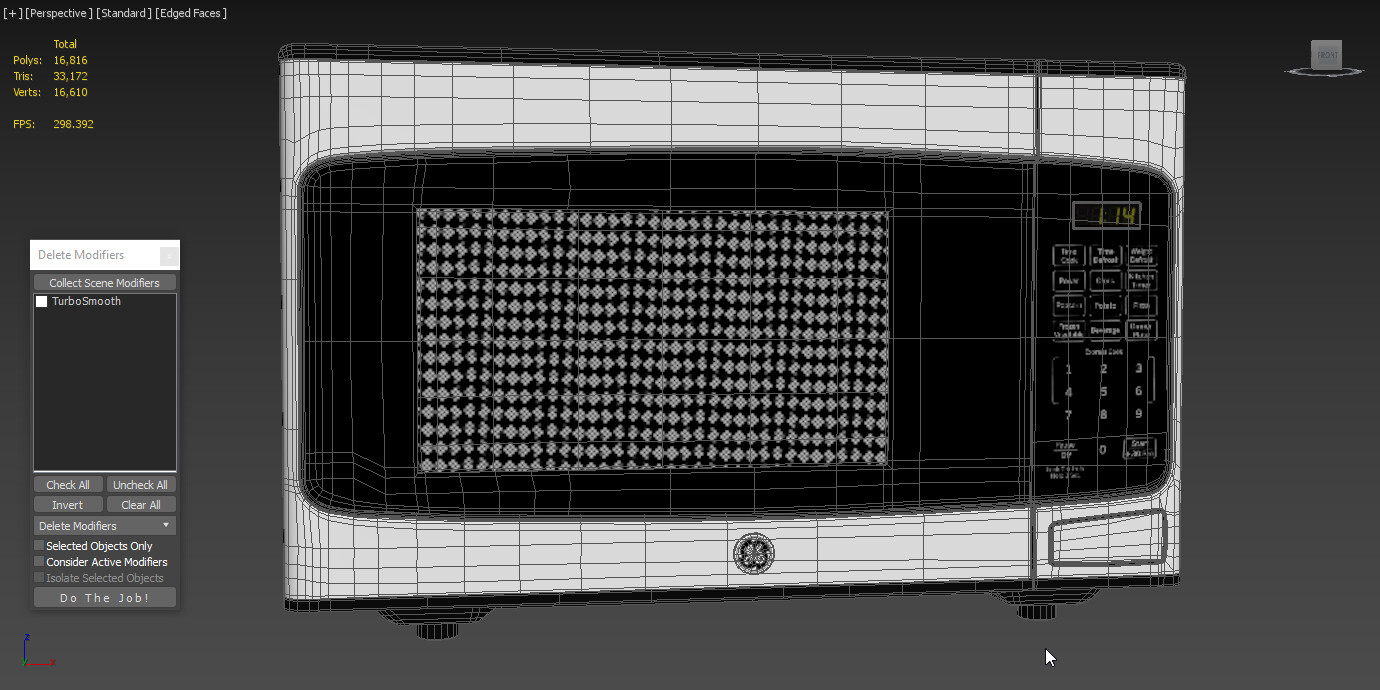 ArtStation - GE Countertop Microwave Oven JESP113SPSS 3D Model | Resources