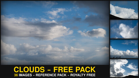 Clouds - Free Photo Reference Pack