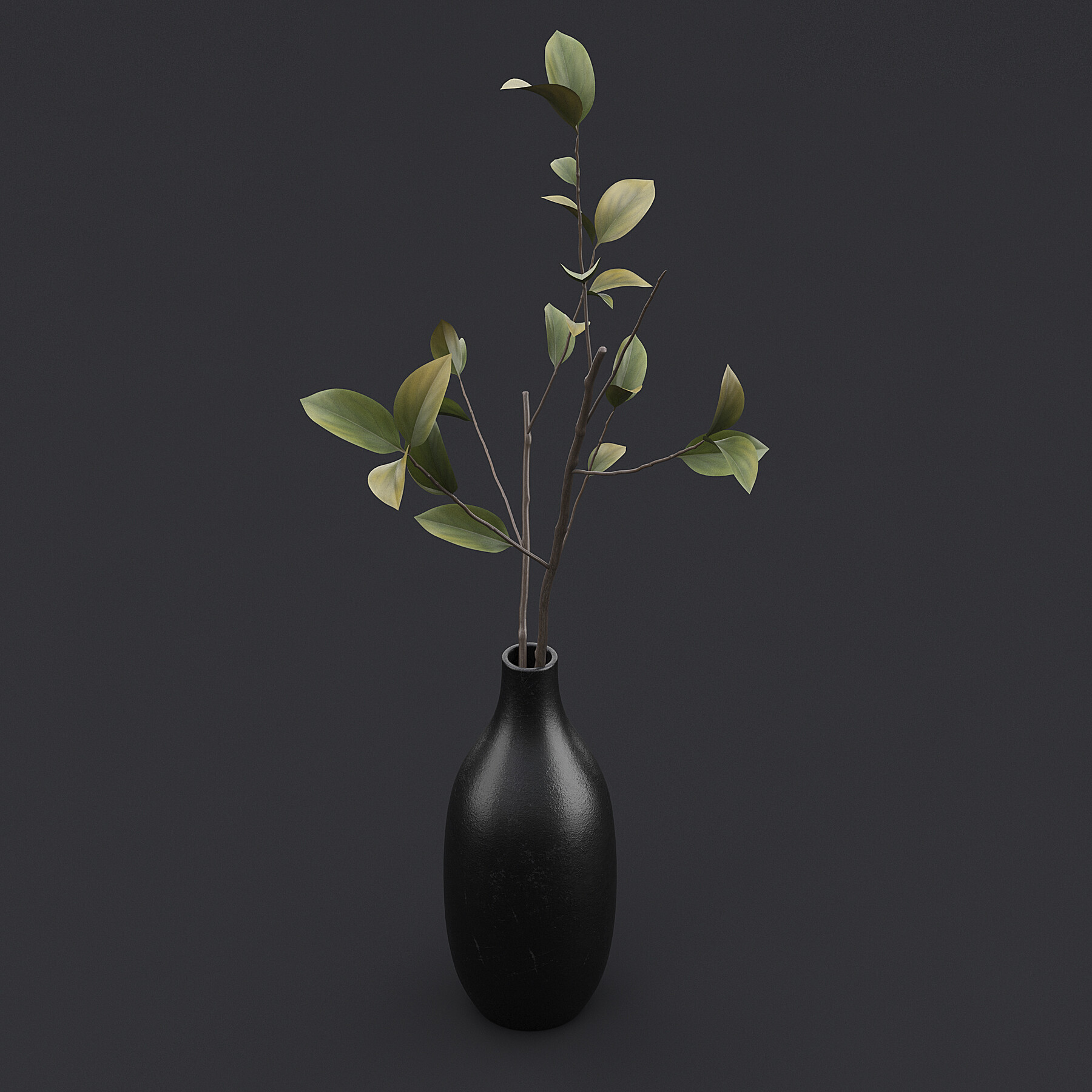 ArtStation Tree Branch In Vase IV Resources   File 