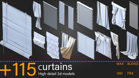 +115- Curtains - Kitbash-vol.01